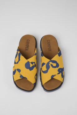 Brutus Sandal Orange And Blue Recycled Cotton Sandals For Women -MK store K201322 011 CF