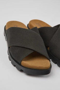 Brutus Sandal Gray Recycled Cotton Sandals For Women