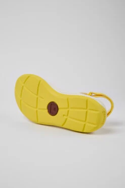 Match White And Yellow Recycled PET Sandals For Women -MK store K201325 004 SF