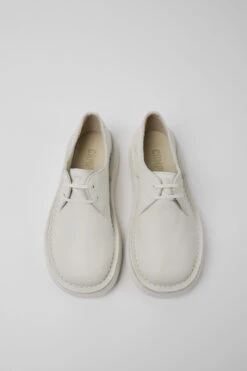 Brothers Polze White Leather Shoes For Women -MK store K201340 003 CF