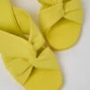 Katie Yellow Recycled PET Sandals For Women -MK store K201348 002 DF