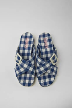 Atonik Blue And White Sandals For Women -MK store K201355 002 CF