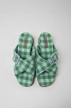 Atonik Blue And Green Sandals For Women -MK store K201355 005 CF