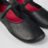 Right Black Leather Ballerinas For Women -MK store K201365 014 DF