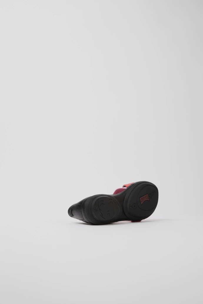 Twins Pink And Red Leather Sandals For Women 7 Twins Pink And Red Leather Sandals For Women - Image 5