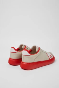 Runner K21 Gray And Red Textile And Nubuck Sneakers For Women -MK store K201382 011 TF