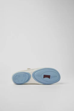 Right TENCEL® White TENCEL® Lyocell And Leather Shoes For Women -MK store K201402 003 SF