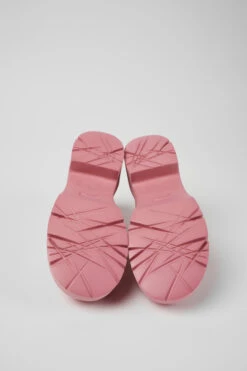 Milah Pink Leather Loafers For Women -MK store K201425 012 SF