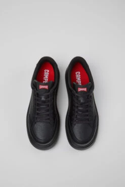 Runner K21 Black Leather Sneakers For Women 10 Runner K21 Black Leather Sneakers For Women -MK store K201438 015 CF