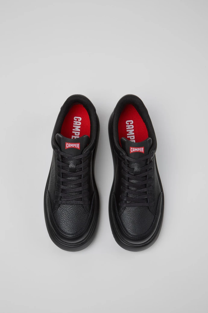 Runner K21 Black Leather Sneakers For Women 6 Runner K21 Black Leather Sneakers For Women - Image 4