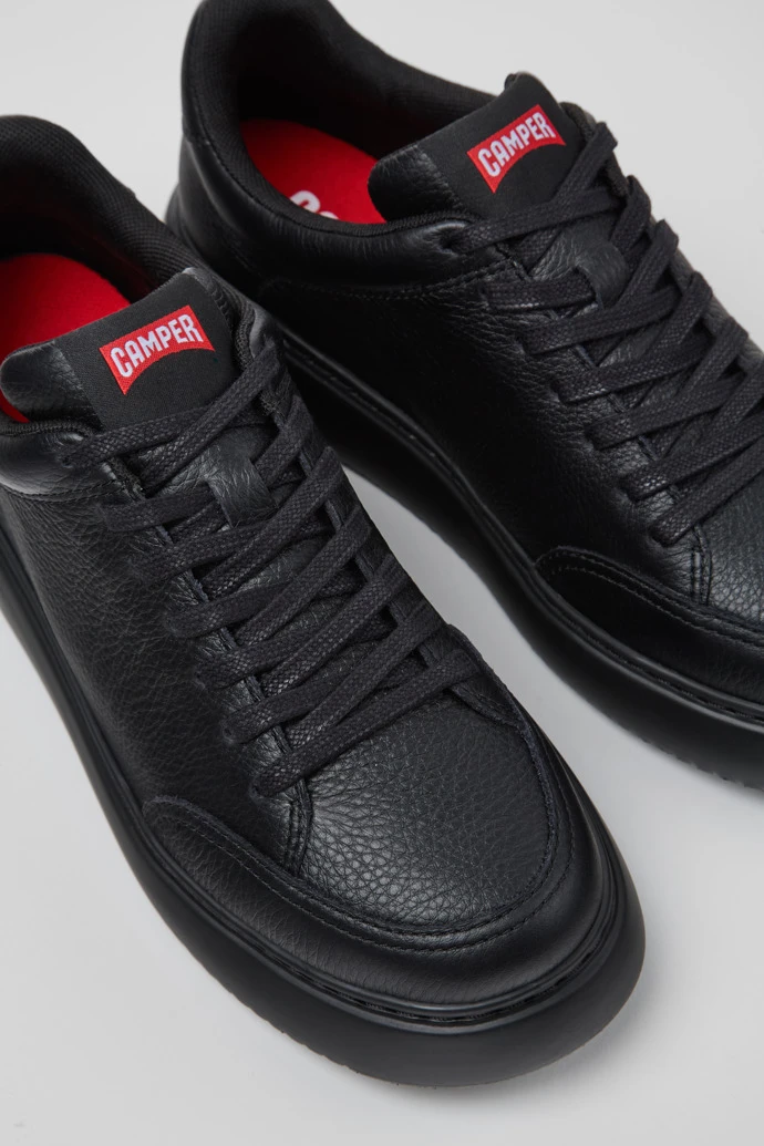 Runner K21 Black Leather Sneakers For Women 3 Runner K21 Black Leather Sneakers For Women