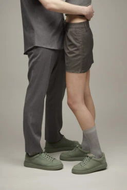 Runner K21 Green Nubuck Sneakers For Women