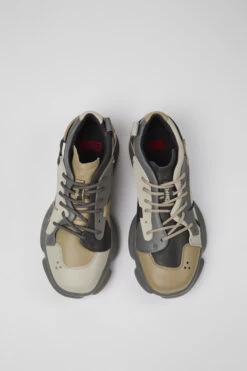 Twins Multicolored Leather And Textile Sneakers For Women -MK store K201439 013 CF