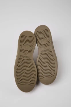 Runner Up Beige Recycled Leather Sneakers For Women 11 Runner Up Beige Recycled Leather Sneakers For Women -MK store K201457 001 SF