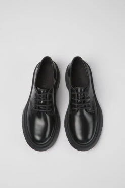 Walden Black Leather Shoes For Women -MK store K201459 005 CF