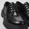 Walden Black Leather Shoes For Women