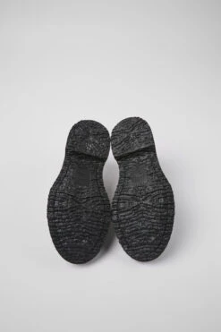 Twins Black And Brown Leather Shoes For Women -MK store K201459 007 SF