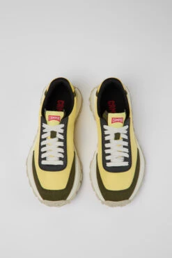 Drift Trail Yellow Textile And Nubuck Sneakers For Women -MK store K201462 012 CF
