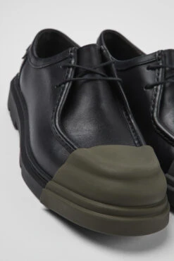Junction Black Responsibly Raised Leather Shoes For Women