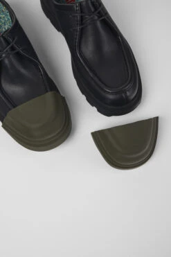 Junction Black Responsibly Raised Leather Shoes For Women 13 Junction Black Responsibly Raised Leather Shoes For Women -MK store K201469 011 MF