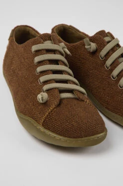 Peu Orange Textile Shoes For Women