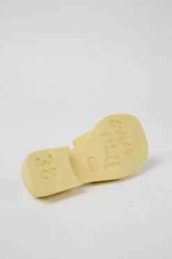 Dana Yellow Leather Sandals For Women -MK store K201485 002 SF