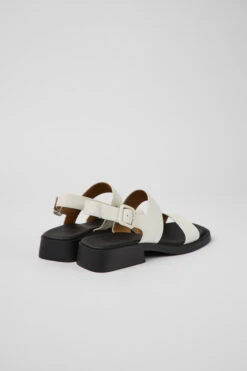 Dana White Leather Sandals For Women -MK store K201486 003 TF