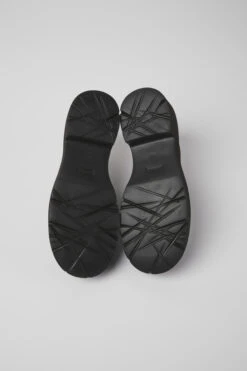 Milah Black Leather Shoes For Women -MK store K201505 001 SF