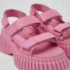 BCN Pink Leather Sandals For Women -MK store K201511 003 DF