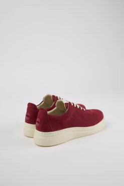 Runner Up Burgundy Nubuck Sneakers For Women -MK store K201516 003 TF