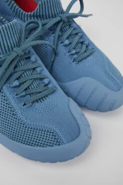 Path Blue Textile Sneakers For Women