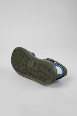 Pelotas Flota Green And Blue Leather And Textile Sandals For Women -MK store K201535 003 SF