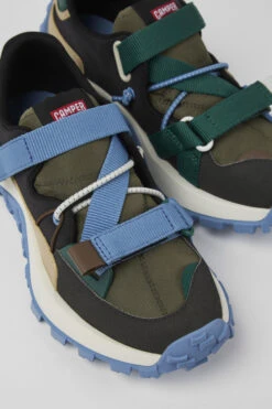 Twins Multicolored Textile And Nubuck Sneakers For Women