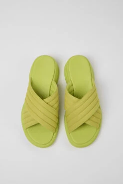 Spiro Green Textile Sandals For Women -MK store K201539 003 CF