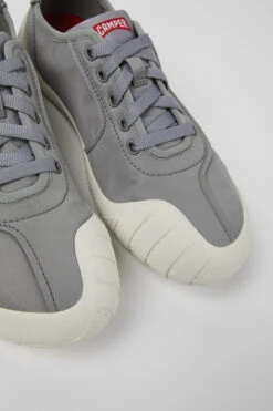 Path Gray Textile Sneakers For Women