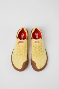Path Yellow Textile Sneakers For Women -MK store K201542 004 CF