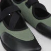 Right Green Textile Ballerinas For Women -MK store K201568 002 DF