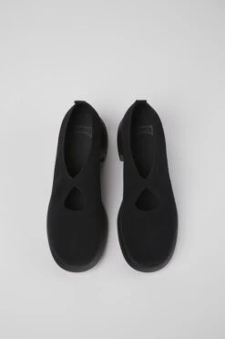 Thelma Black One-piece Knit Shoes For Women -MK store K201576 001 CF