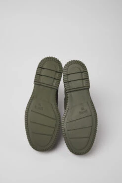 Pix Black And Green Leather Ankle Boots For Men -MK store K300277 012 SF