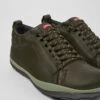 Peu Pista GORE-TEX GORE-TEX Green-gray Leather Shoes For Men