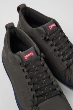 Peu Pista GORE-TEX GORE-TEX Gray Nubuck Shoes For Men