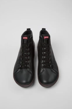 Peu Pista GORE-TEX GORE-TEX Black Leather Ankle Boots For Men -MK store K300287 023 CF