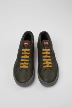 Peu Touring Green Leather Sneakers For Men -MK store K300305 015 CF