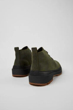 Brutus Trek MICHELIN Dark Green Nubuck Ankle Boots For Men -MK store K300434 002 TF