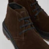 Brutus Trek MICHELIN Brown Nubuck Ankle Boots For Men -MK store K300434 003 DF