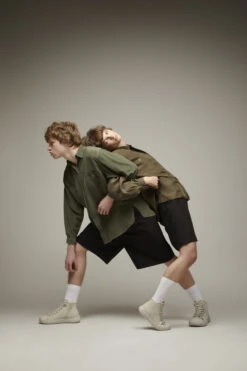 Peu Stadium Gray Boots For Men