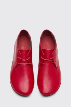 Right Red Lace Up Ankle Boot For Women -MK store K400221 020 C