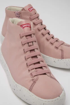 Peu Touring Pink Recycled PET Sneakers For Women