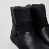 Peu Black Leather Ankle Boots For Women -MK store K400505 012 DF