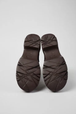 Milah Burgundy Lace-up Boots For Women -MK store K400577 008 SF